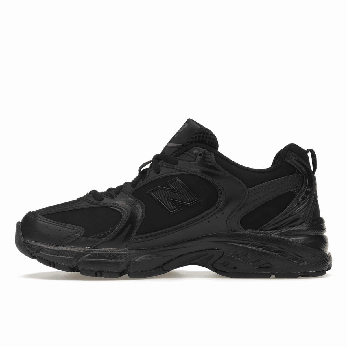 New Balance 530 Triple Black Leather Classic NB 530 shoes