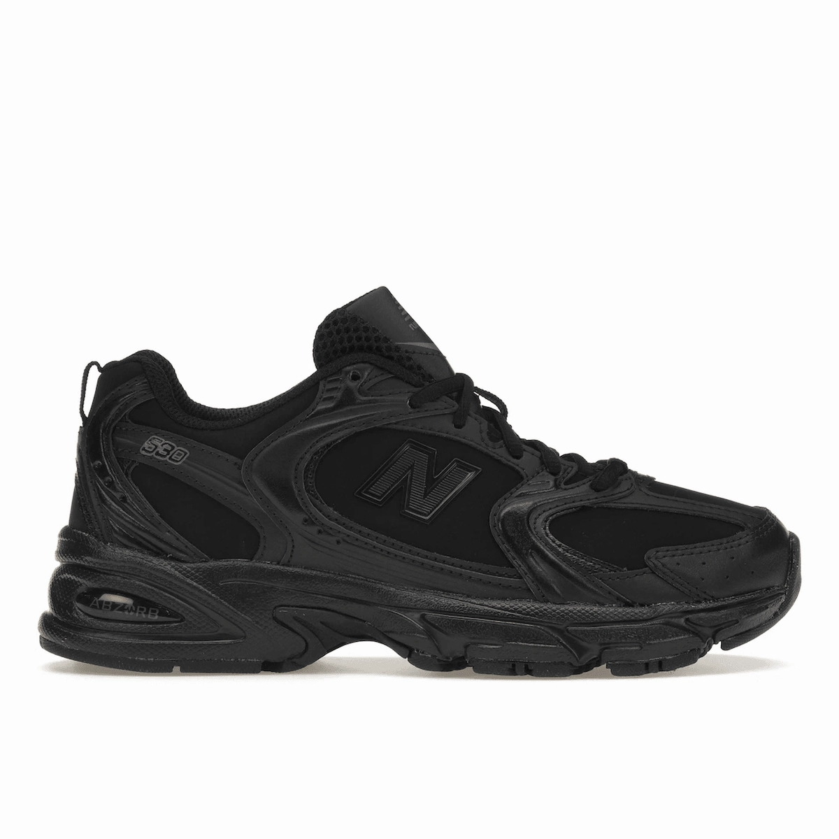New Balance 530 Triple Black Leather new balance 530 classic sneakers casual wear