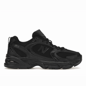 New Balance 530 Triple Black Leather new balance 530 classic sneakers casual wear