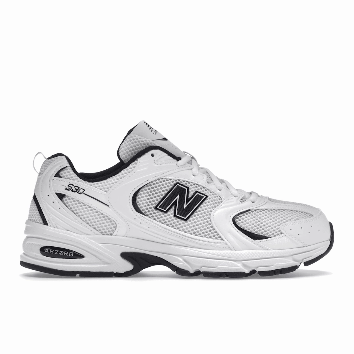 New Balance 530 White Black Details new balance 530 classic sneakers casual wear