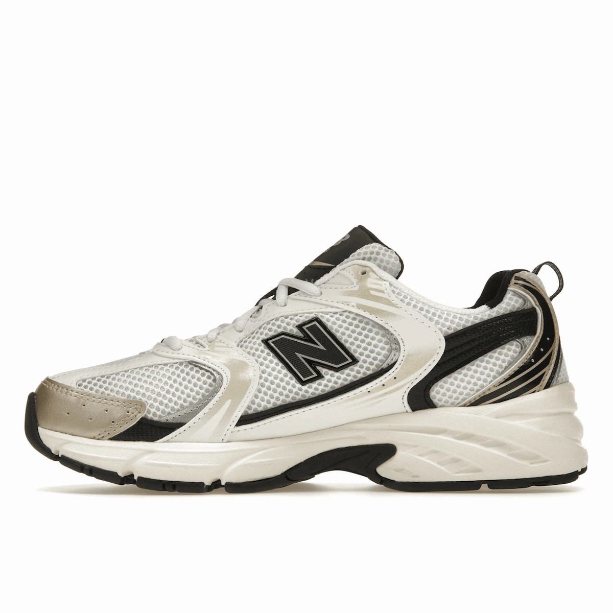 New Balance 530 White Light Gold Metallic Classic NB 530 shoes