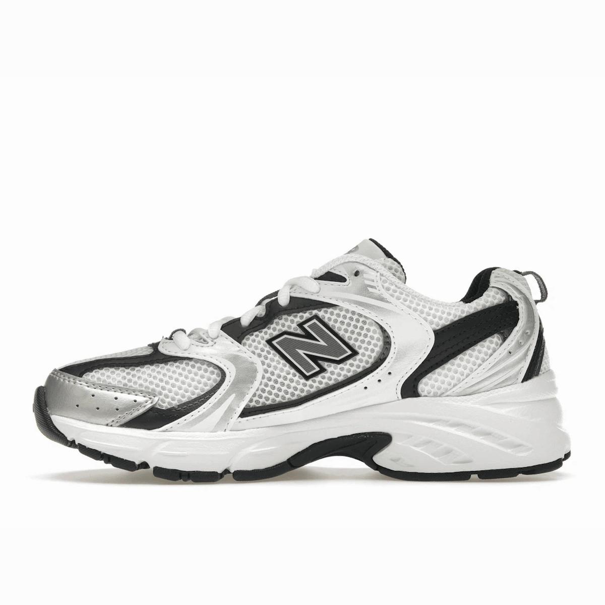 New Balance 530 White Silver Metallic Black Classic NB 530 shoes