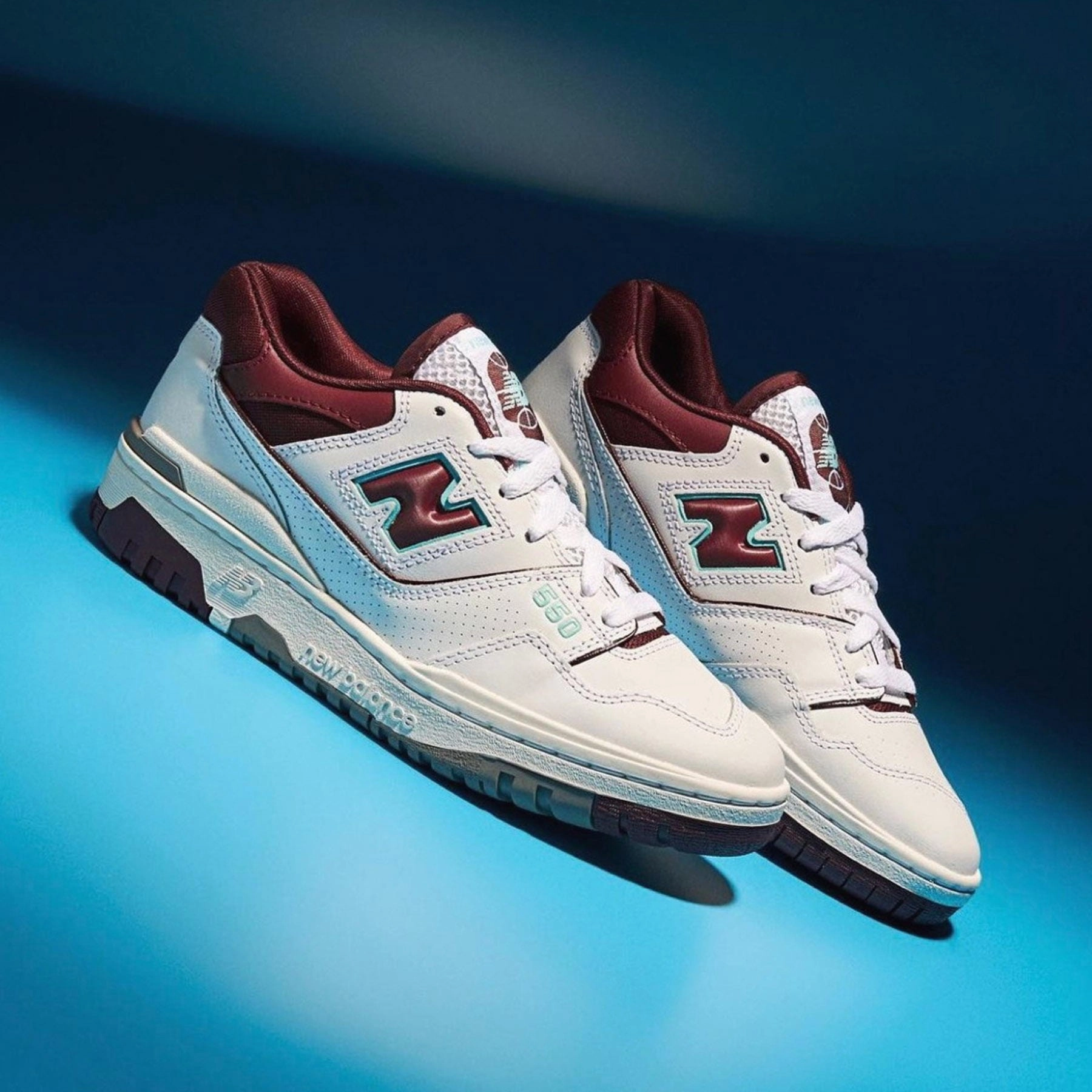 New Balance 550 'Burgundy Turquoise' Vintage 550 sneakers