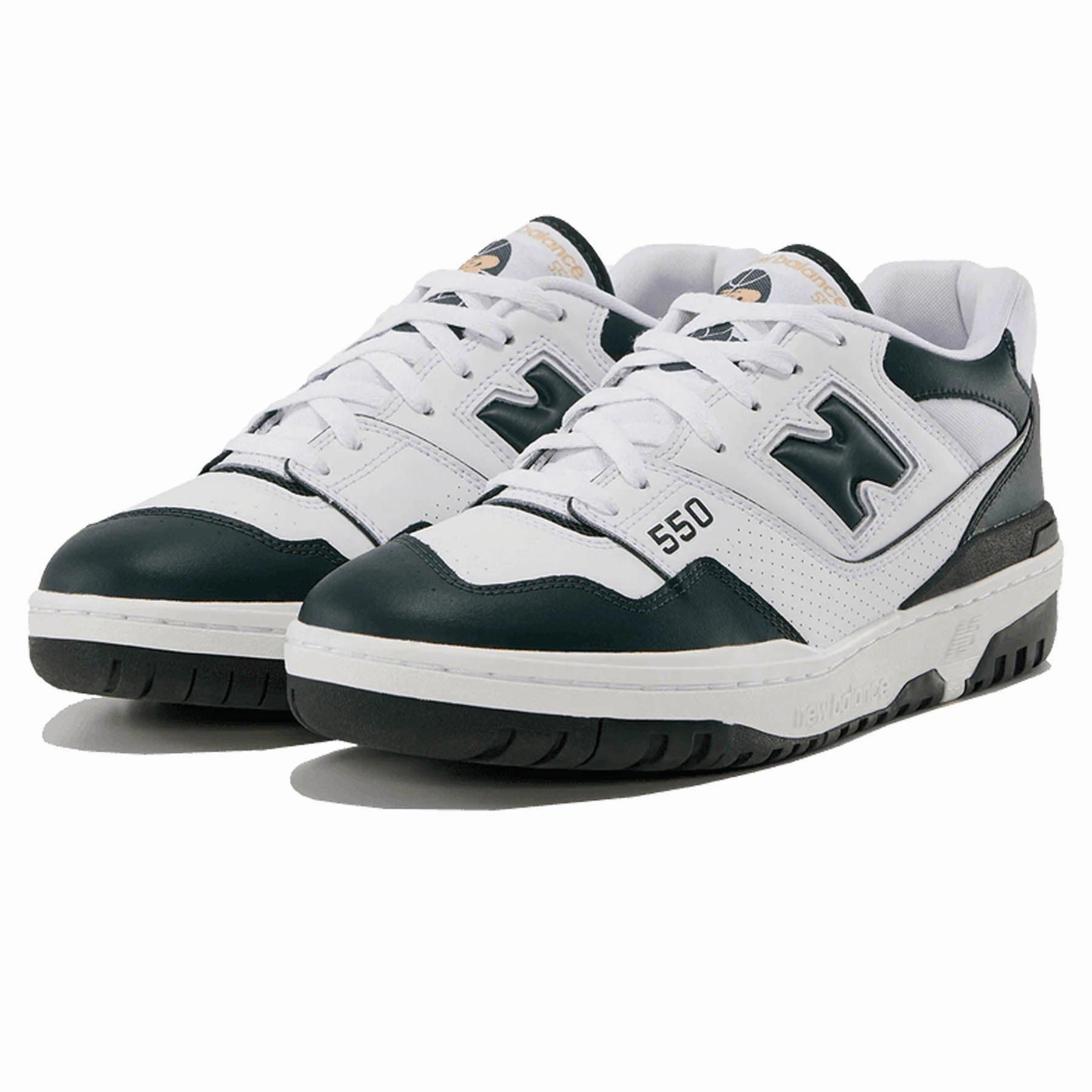 New Balance 550 'White Dark Green' Vintage 550 sneakers