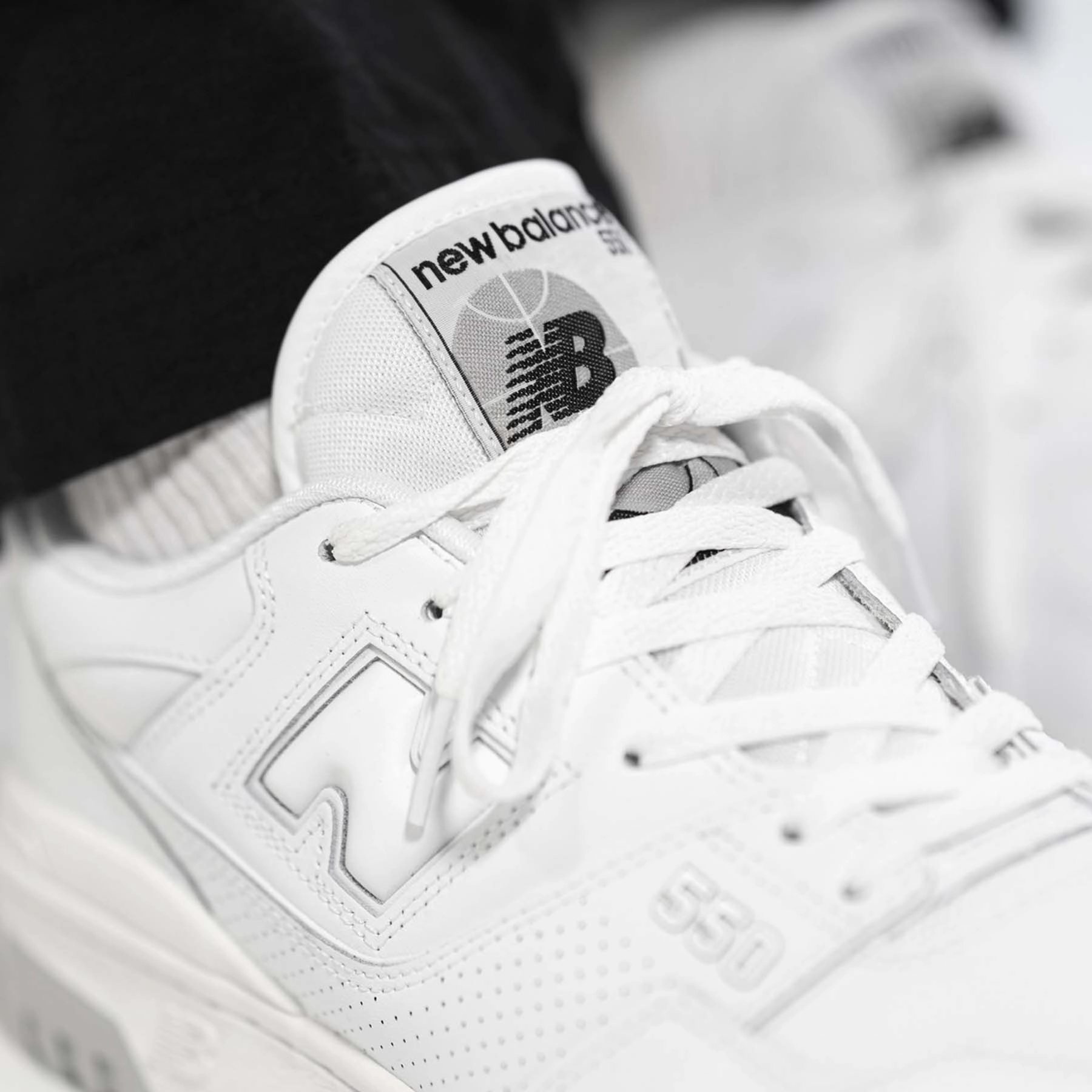 New Balance 550 'White Grey' Vintage 550 sneakers