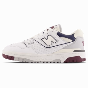 New Balance 550 'White Maroon Natural Indigo' new balance 550 vintage sneakers durable and trendy