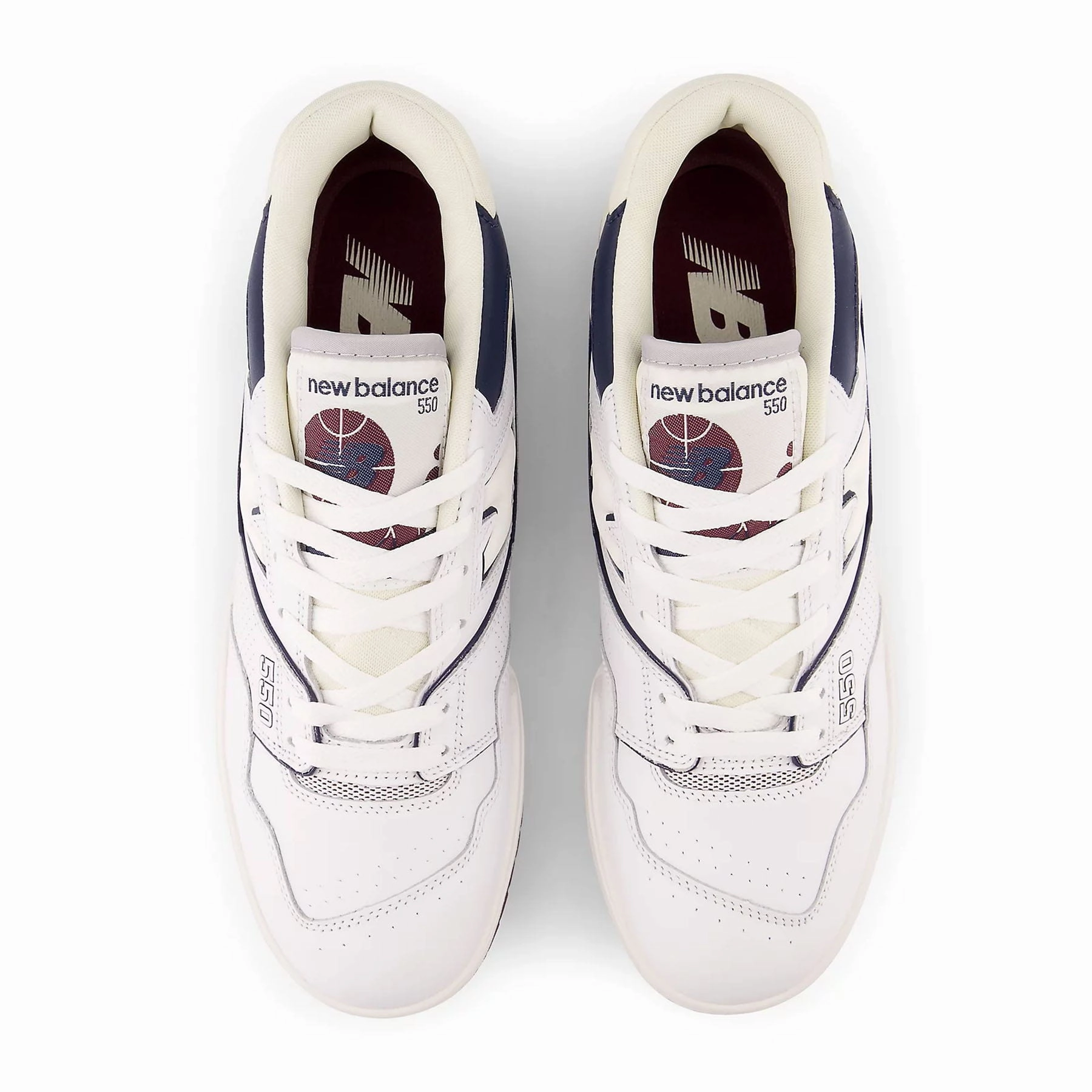 New Balance 550 'White Maroon Natural Indigo' Vintage 550 sneakers