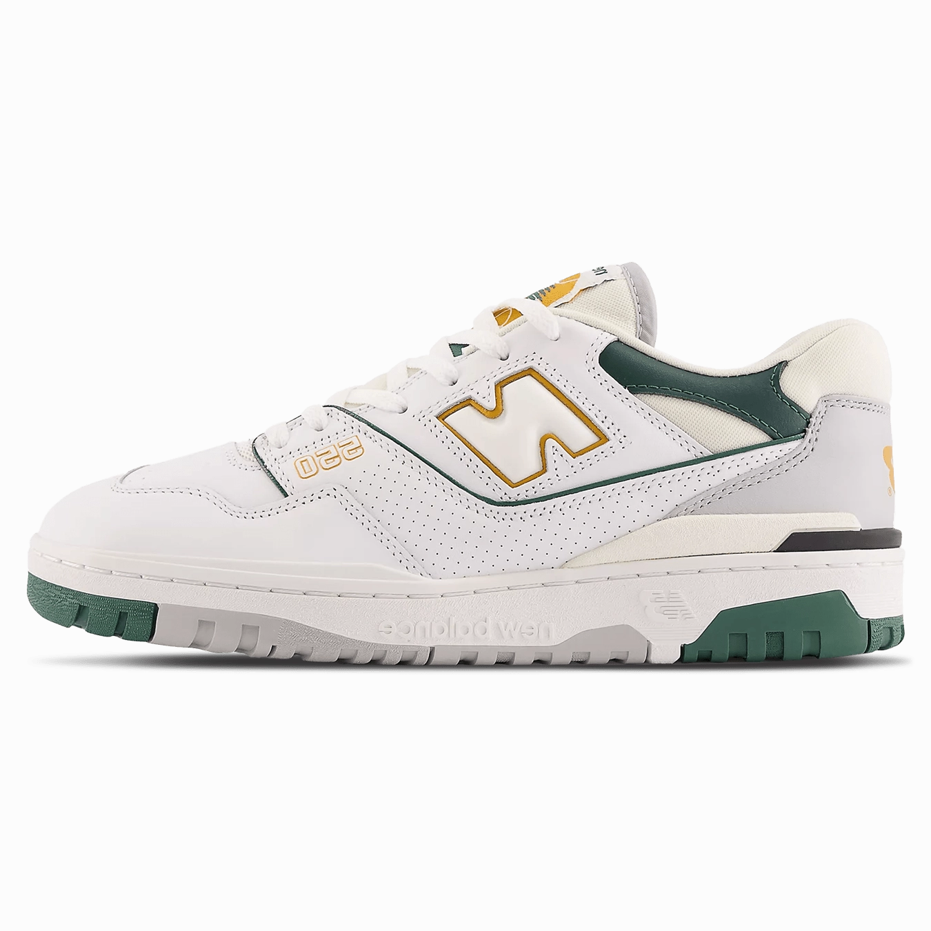 New Balance 550 'White Nightwatch Green' new balance 550 vintage sneakers durable and trendy