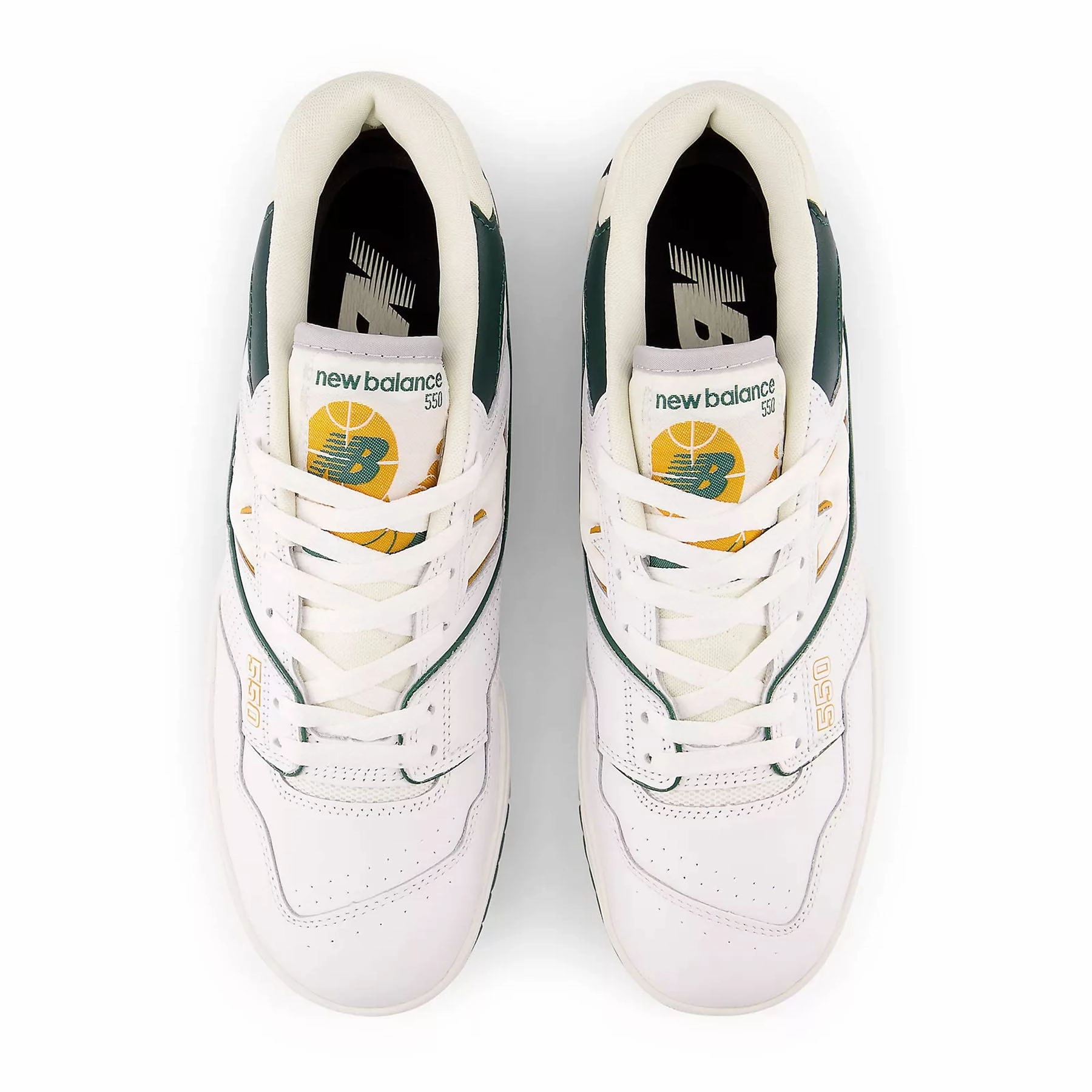 New Balance 550 'White Nightwatch Green' Vintage 550 sneakers