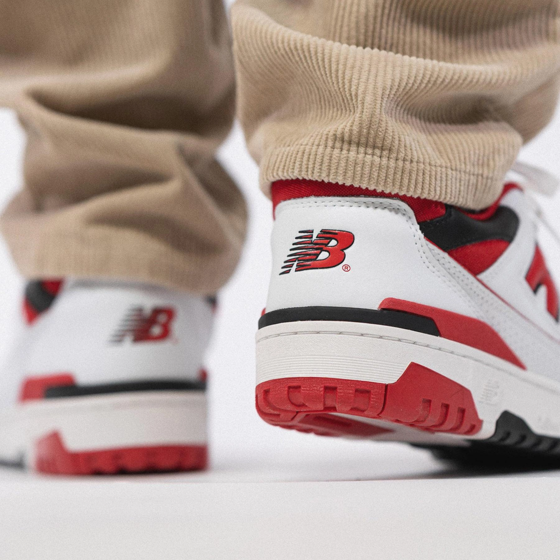 New Balance 550 'White Team Red' Vintage 550 sneakers