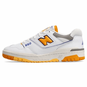 New Balance 550 'White Vibrant Orange' new balance 550 vintage sneakers durable and trendy