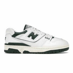 New Balance 550 Aime Leon Dore White Green new balance 550 retro basketball shoes stylish design