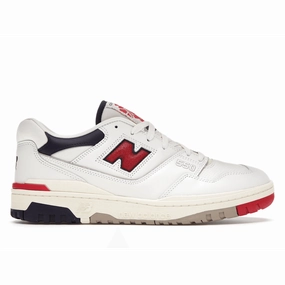 New Balance 550 Aime Leon Dore White Navy Red new balance 550 retro basketball shoes stylish design