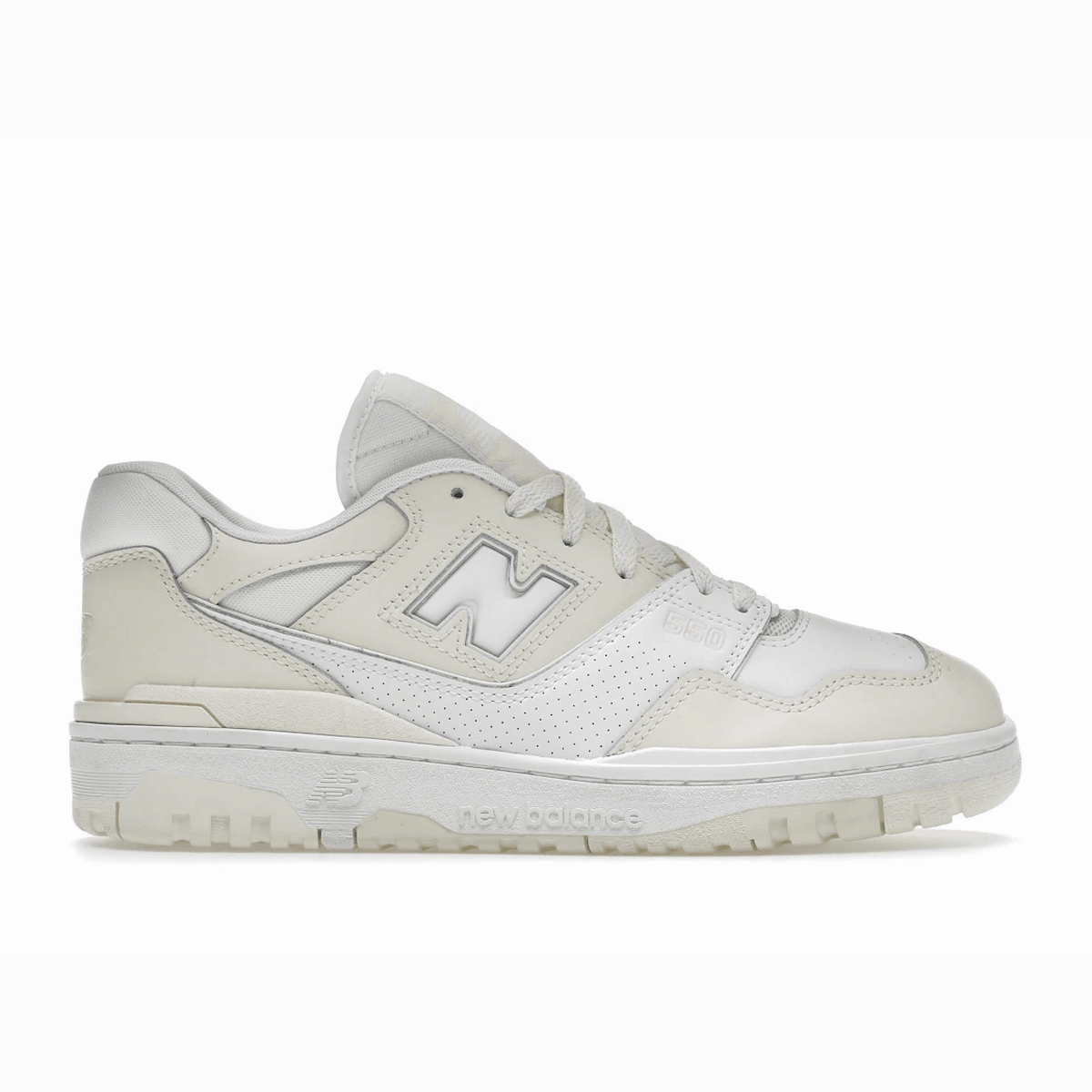 New Balance 550 Cream White new balance 550 retro basketball shoes stylish design