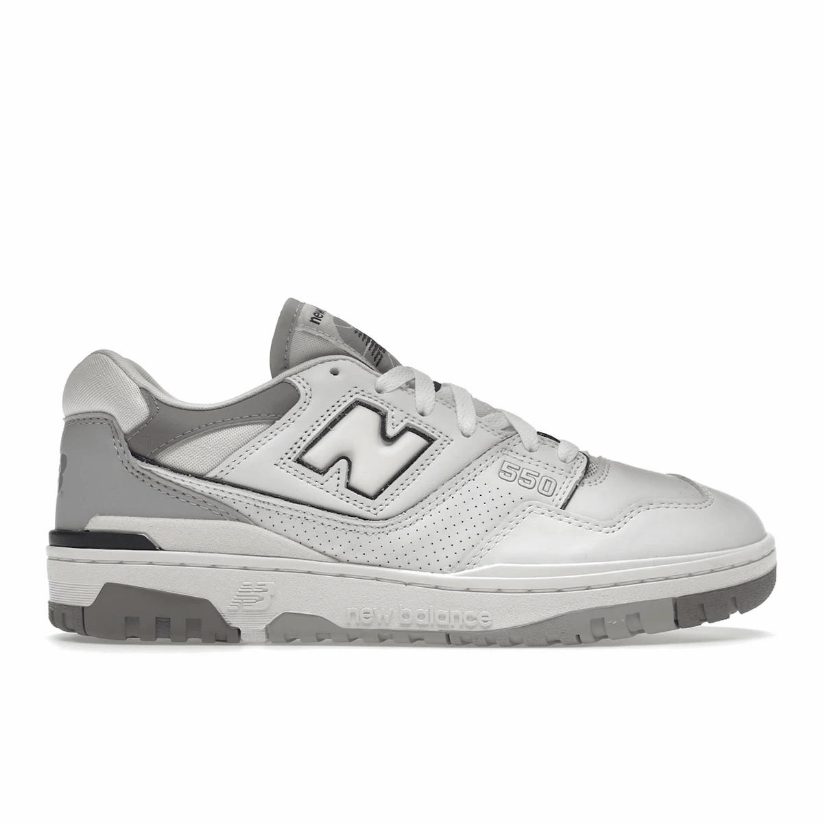 New Balance 550 Salt and Pepper new balance 550 retro basketball shoes stylish design
