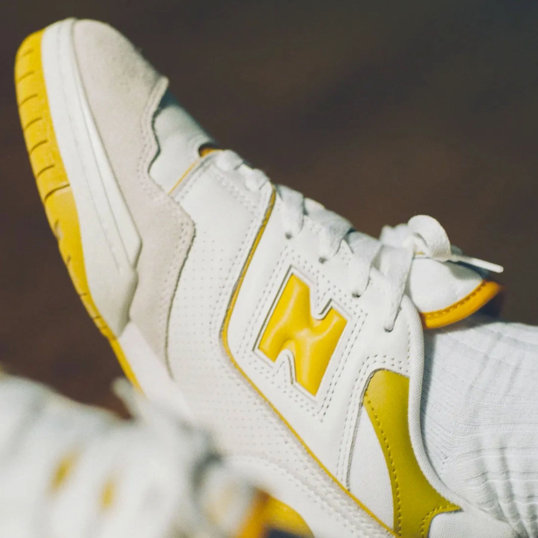 New Balance 550 Sea Salt 'Varsity Gold' Vintage 550 sneakers