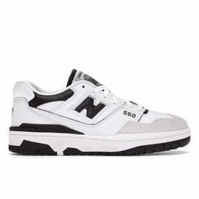 New Balance 550 Sea Salt Black new balance 550 retro basketball shoes stylish design