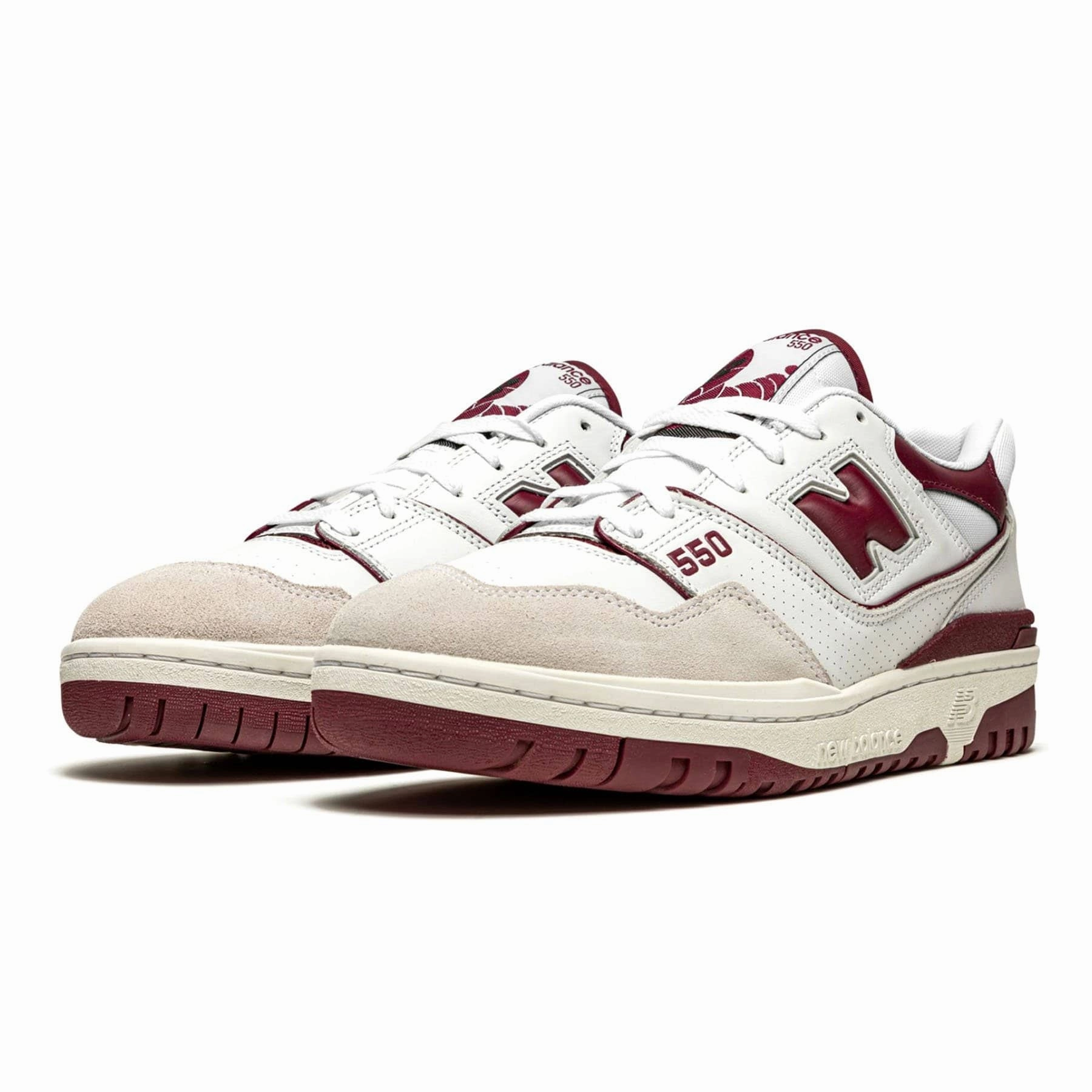 New Balance 550 Sea Salt Burgundy Vintage 550 sneakers