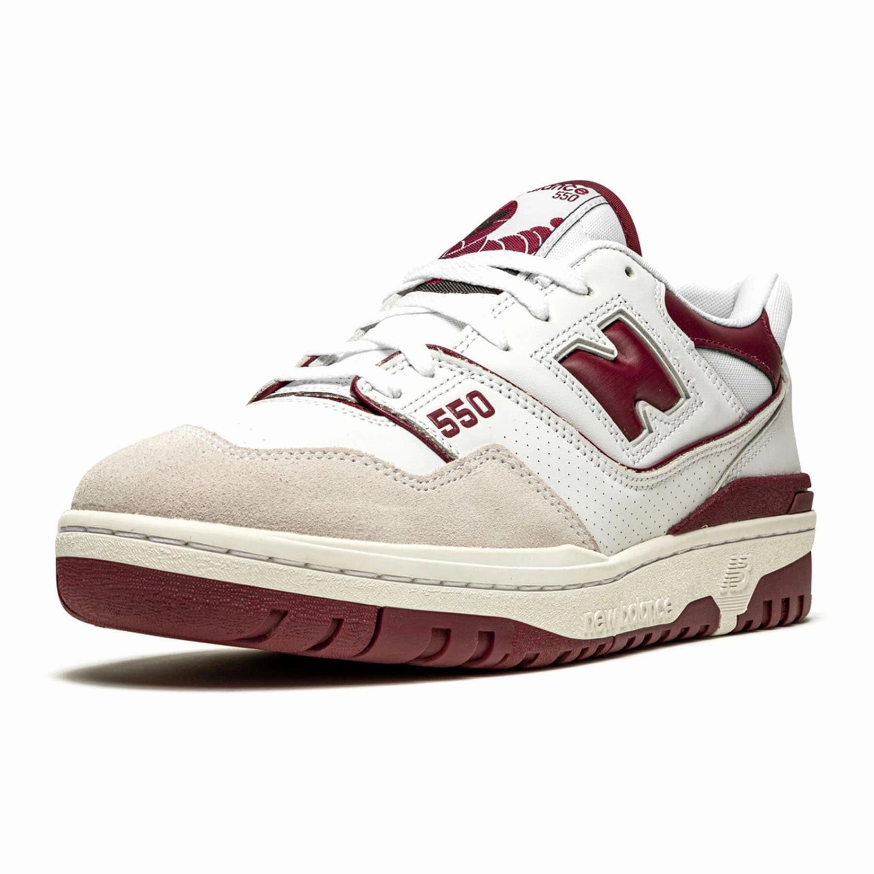 New Balance 550 Sea Salt Burgundy Vintage 550 sneakers