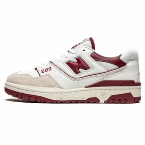 New Balance 550 Sea Salt Burgundy new balance 550 vintage sneakers durable and trendy