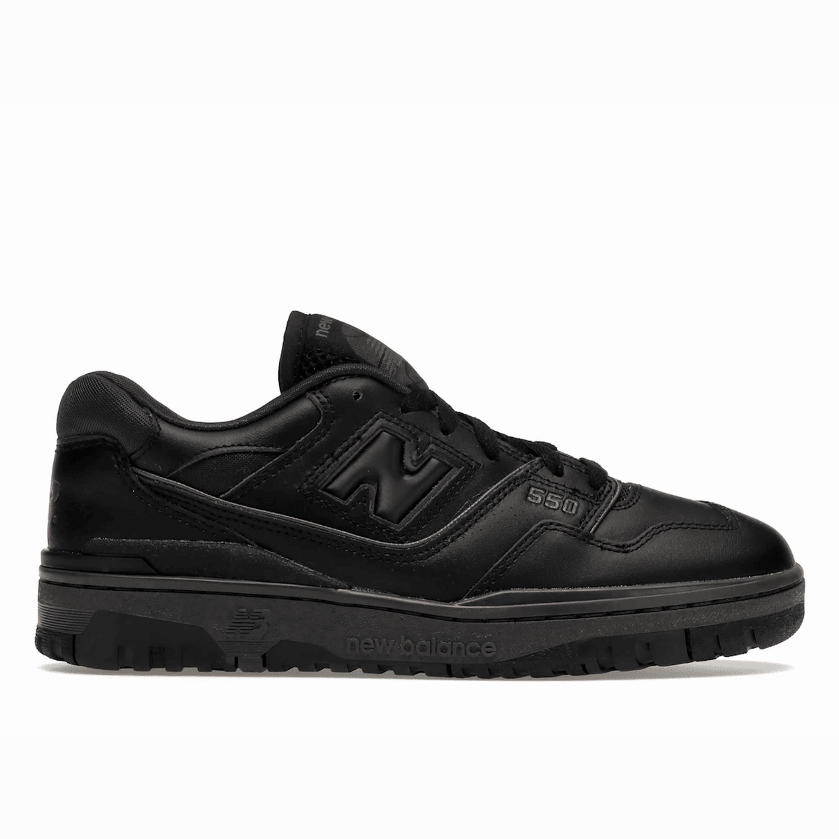 New Balance 550 Triple Black new balance 550 retro basketball shoes stylish design