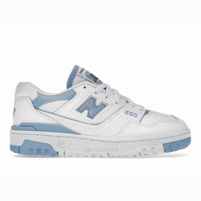 New Balance 550 UNC White Dusk Blue new balance 550 retro basketball shoes stylish design