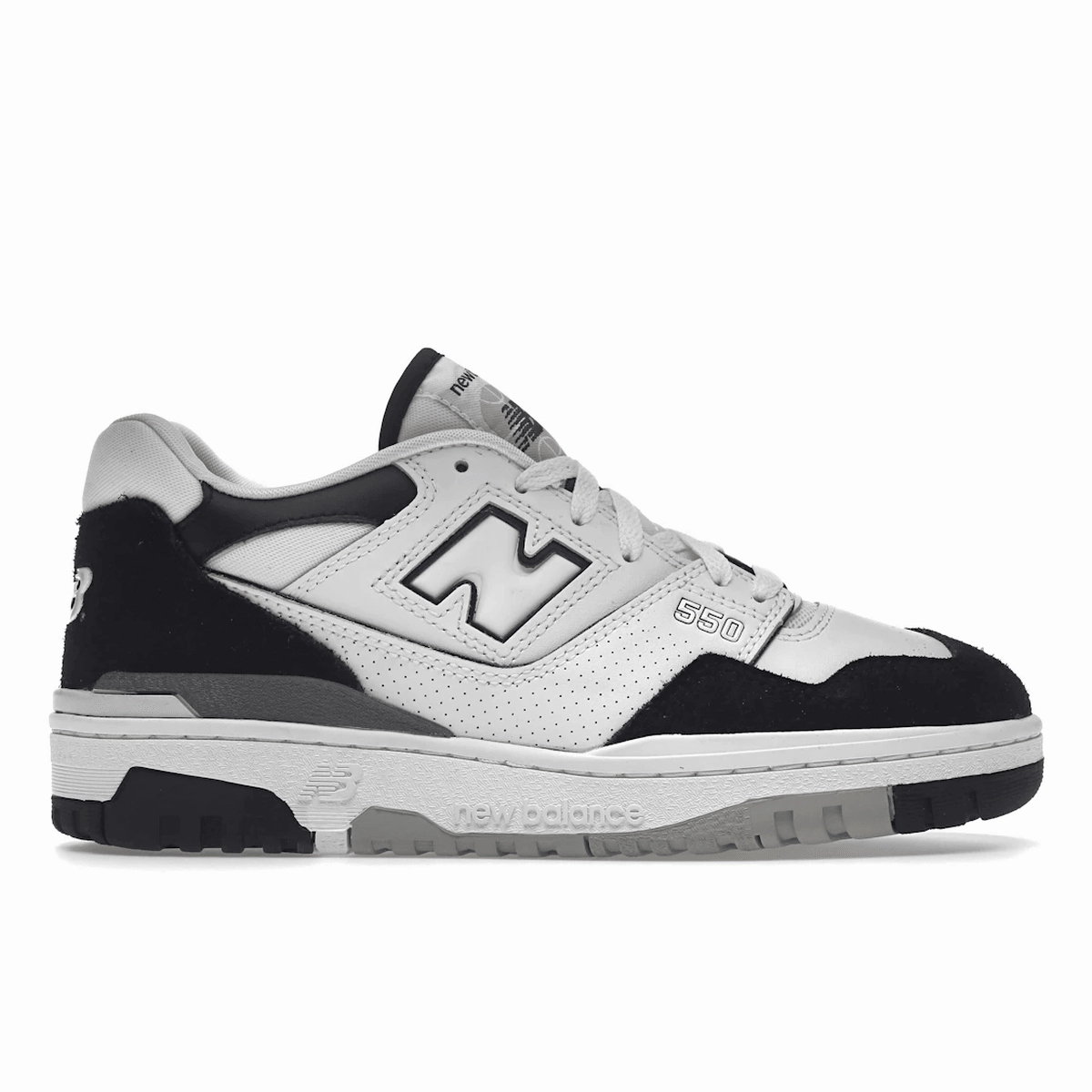 New Balance 550 White Black Rain Cloud new balance 550 retro basketball shoes stylish design