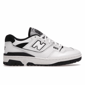 New Balance 550 White Black new balance 550 retro basketball shoes stylish design
