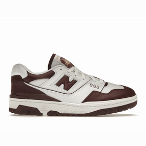 New Balance 550 White Burgundy new balance 550 retro basketball shoes stylish design