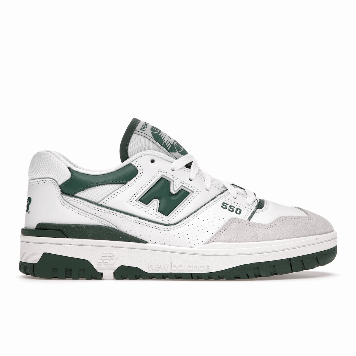 New Balance 550 White Green new balance 550 retro basketball shoes stylish design