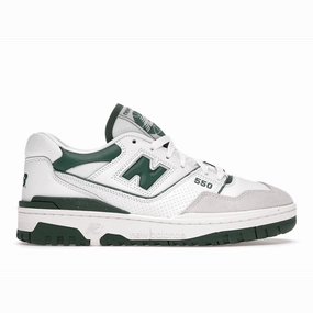 New Balance 550 White Green new balance 550 retro basketball shoes stylish design