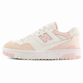 New Balance 550 White Pink new balance 550 vintage sneakers durable and trendy