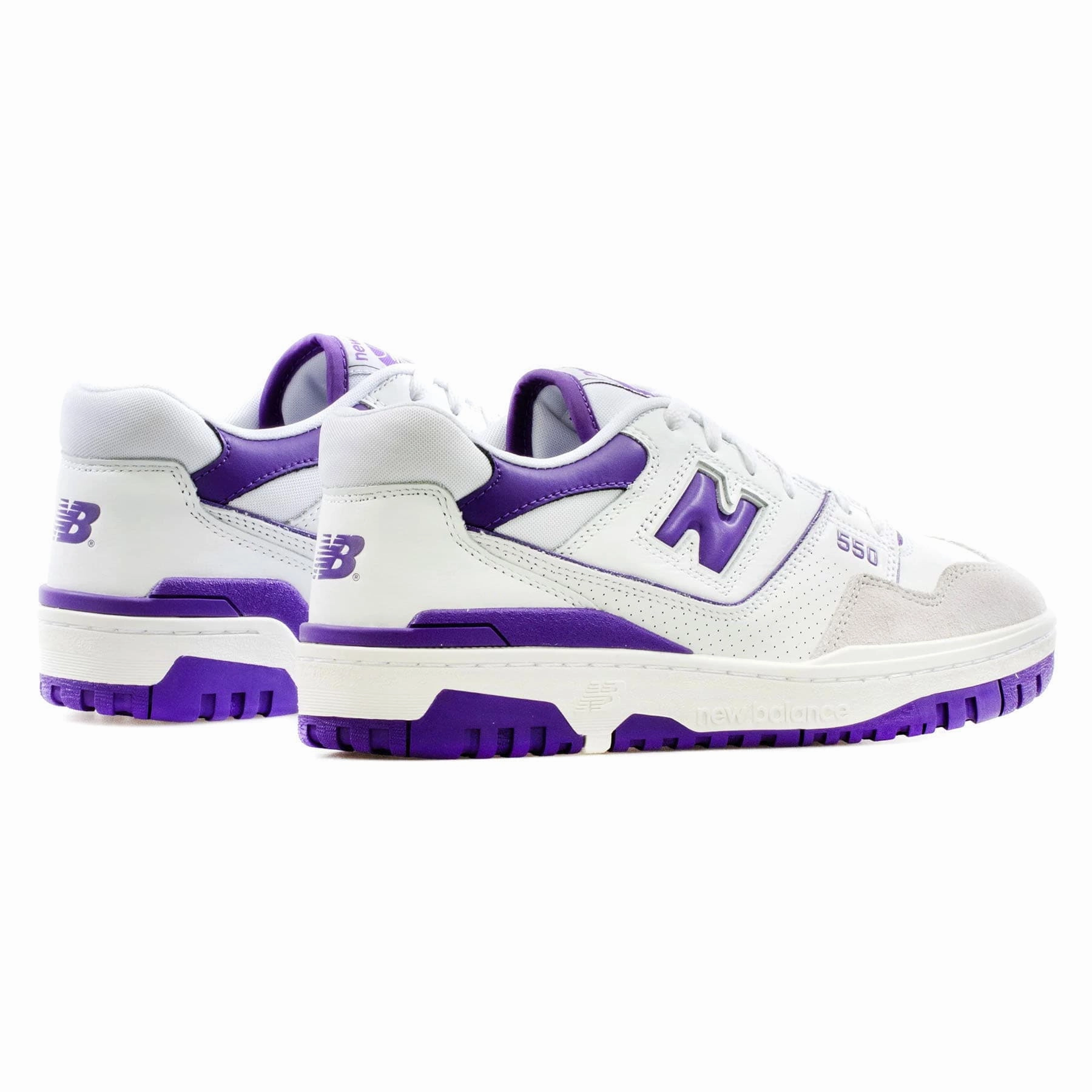 New Balance 550 White Purple Vintage 550 sneakers