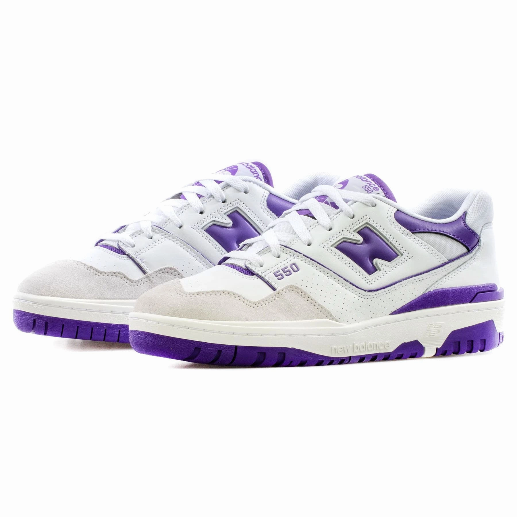 New Balance 550 White Purple Vintage 550 sneakers