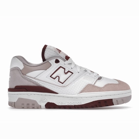 New Balance 550 White Scarlet new balance 550 retro basketball shoes stylish design