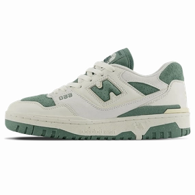 New Balance 550 Wmns 'Sea Salt Dark Juniper' new balance 550 vintage sneakers durable and trendy