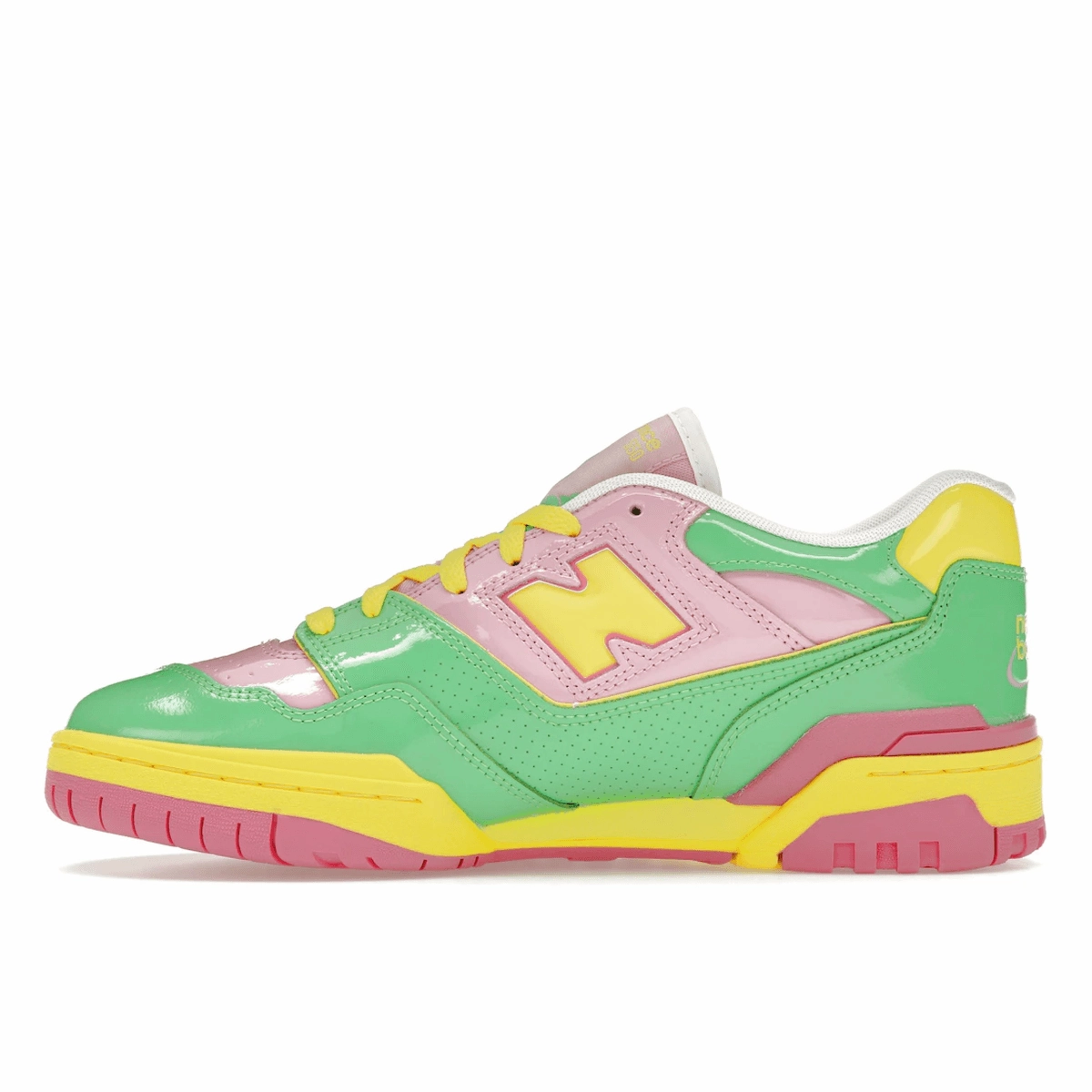 New Balance 550 Y2K Patent Leather Pack Pink Green Retro NB 550 models