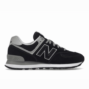 New Balance 574 Black White new balance 574 casual sneakers timeless style