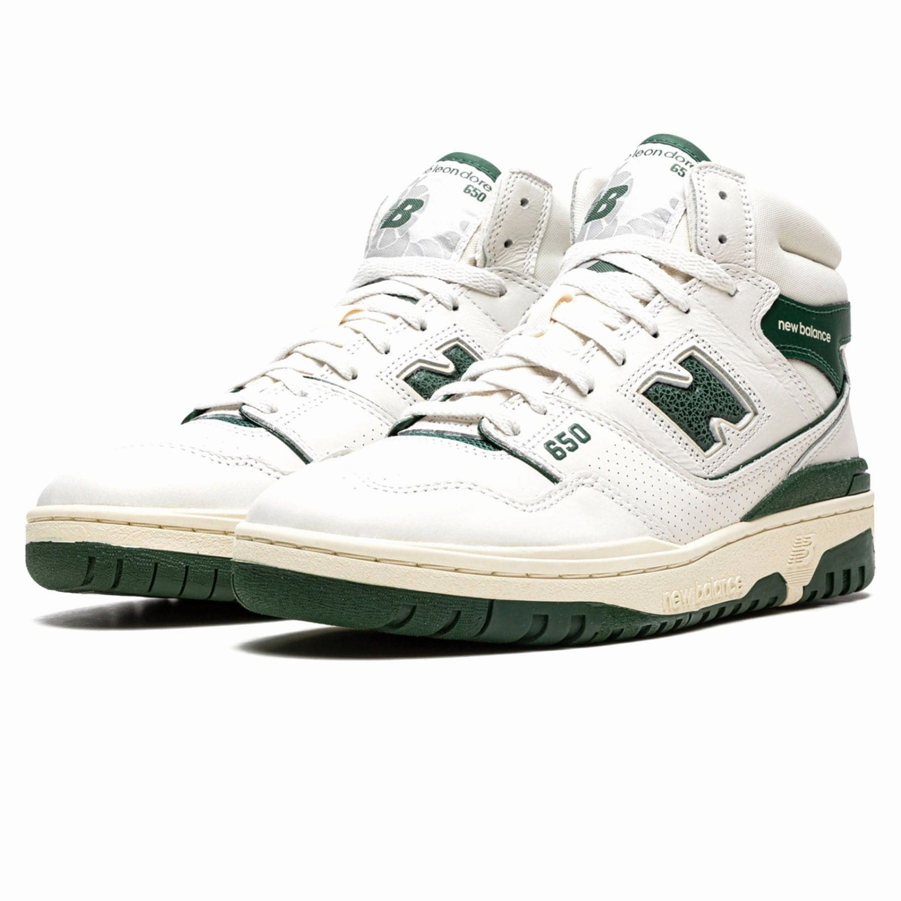 New Balance 650R Aime Leon Dore 'White Green' Vintage 550 sneakers