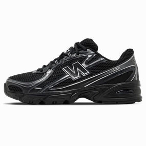 New Balance 740v2 'Black Silver Metallic' new balance 9060 cushioned athletic shoes