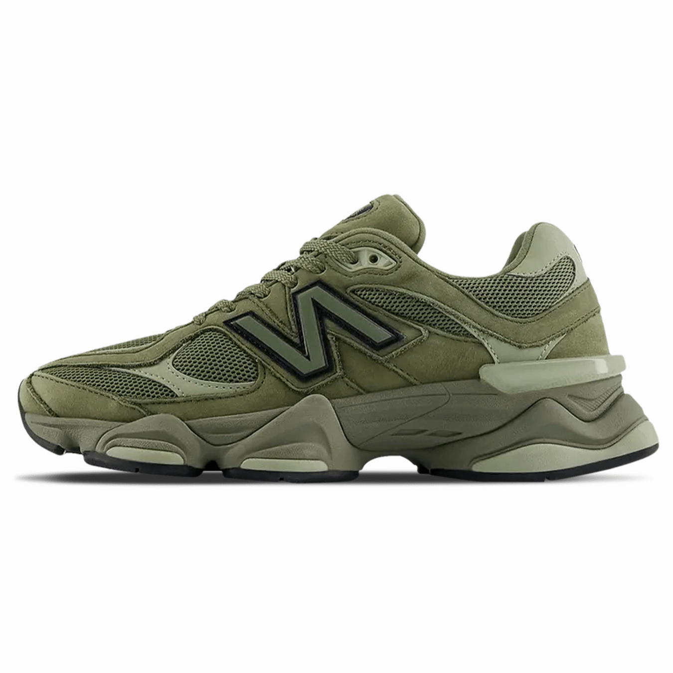 New Balance 9060 'Dark Olivine' new balance 9060 cushioned athletic shoes