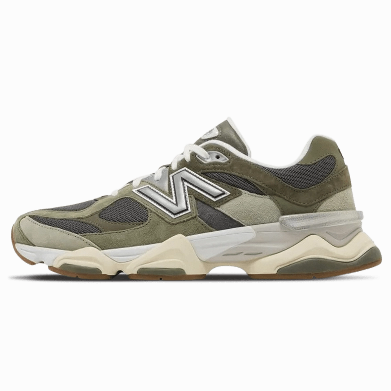 New Balance 9060 'Green Grey' new balance 9060 cushioned athletic shoes