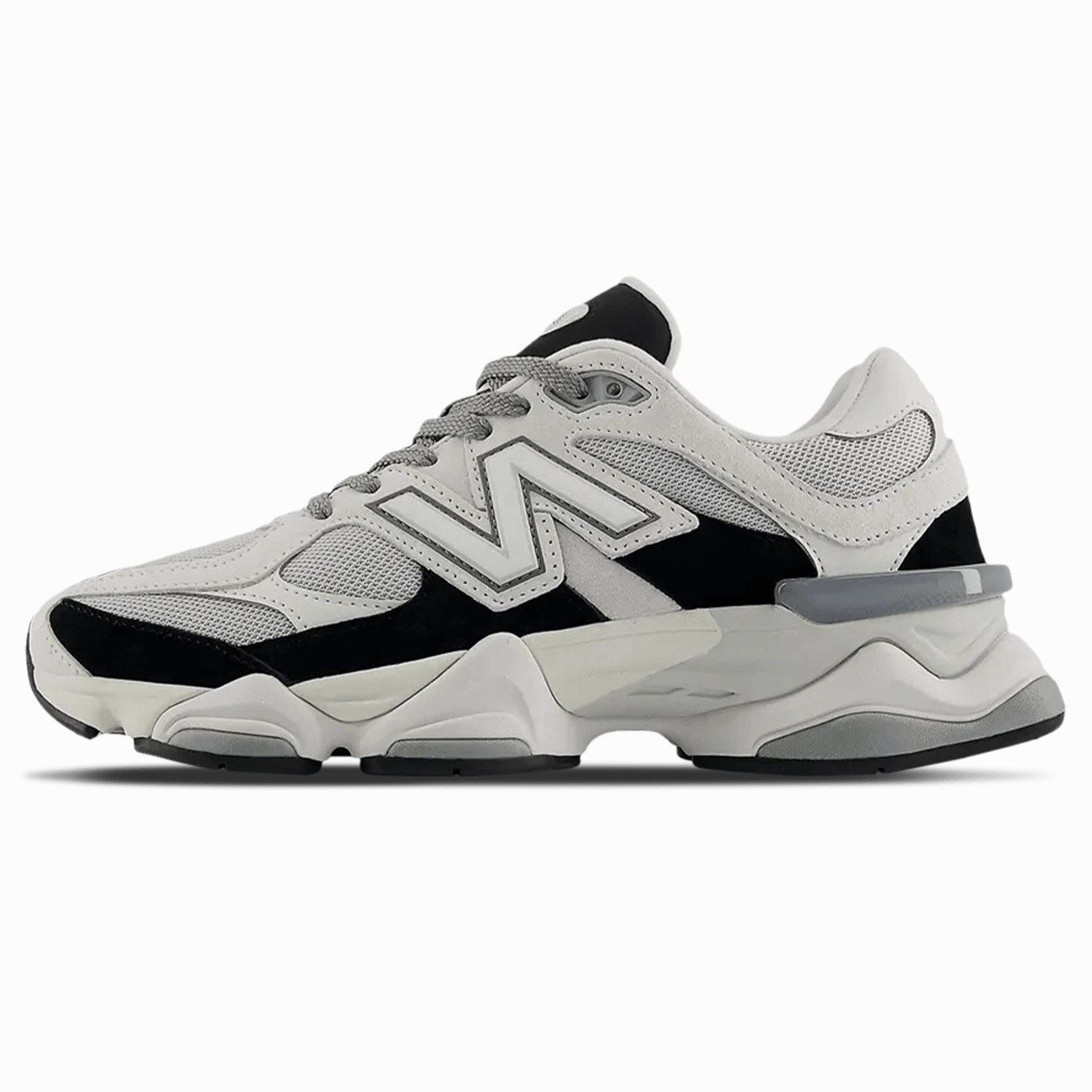 New Balance 9060 'Grey Jet Black' new balance 9060 cushioned athletic shoes