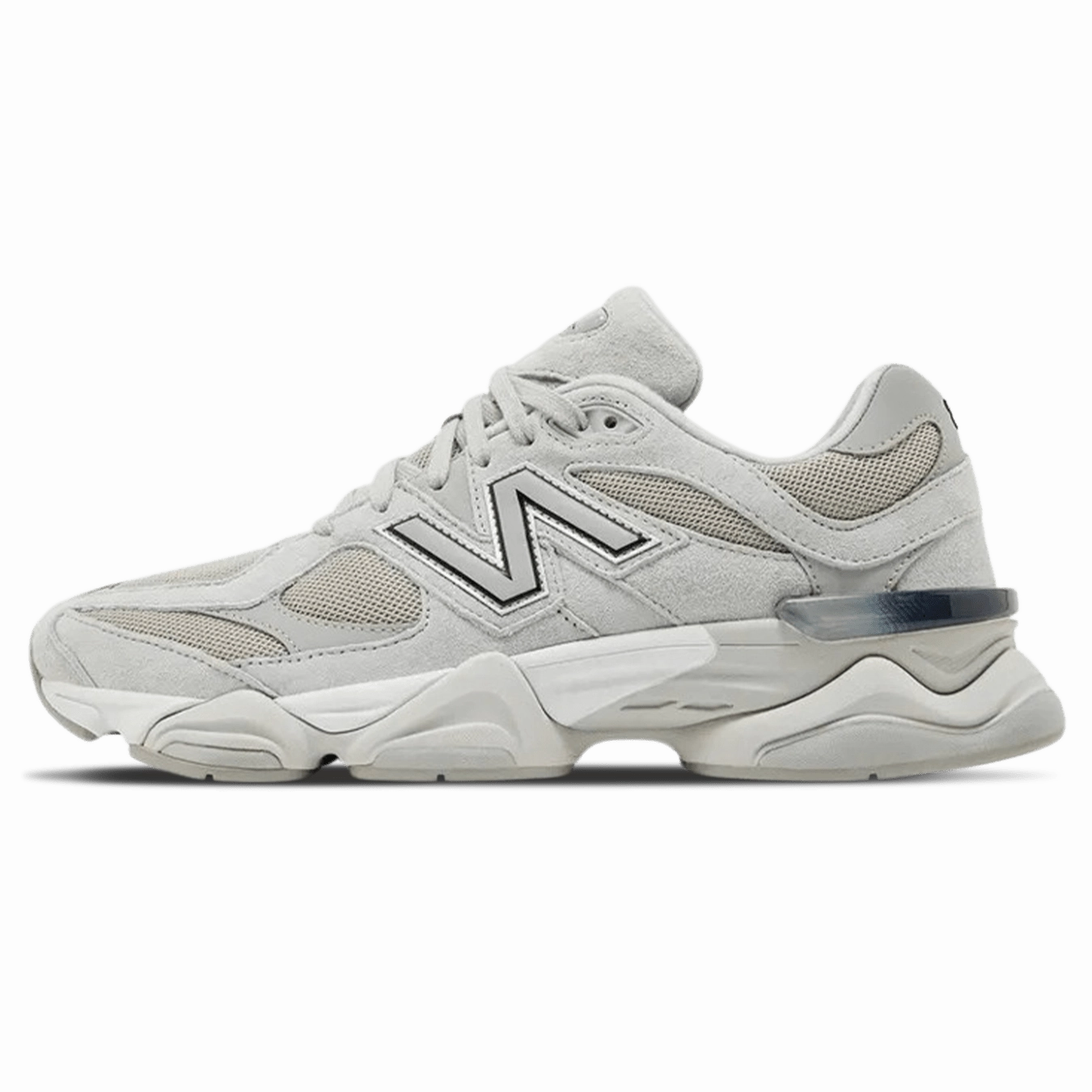 New Balance 9060 'Silver Metallic Grey' new balance 9060 cushioned athletic shoes