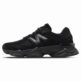 New Balance 9060 'Triple Black Suede' new balance 9060 cushioned athletic shoes