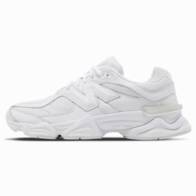 New Balance 9060 'Triple White' new balance 9060 cushioned athletic shoes