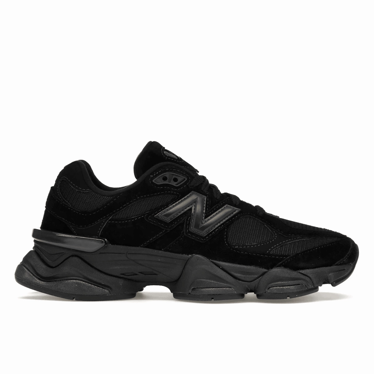 New Balance 9060 Triple Black new balance 9060 running shoes breathable and light