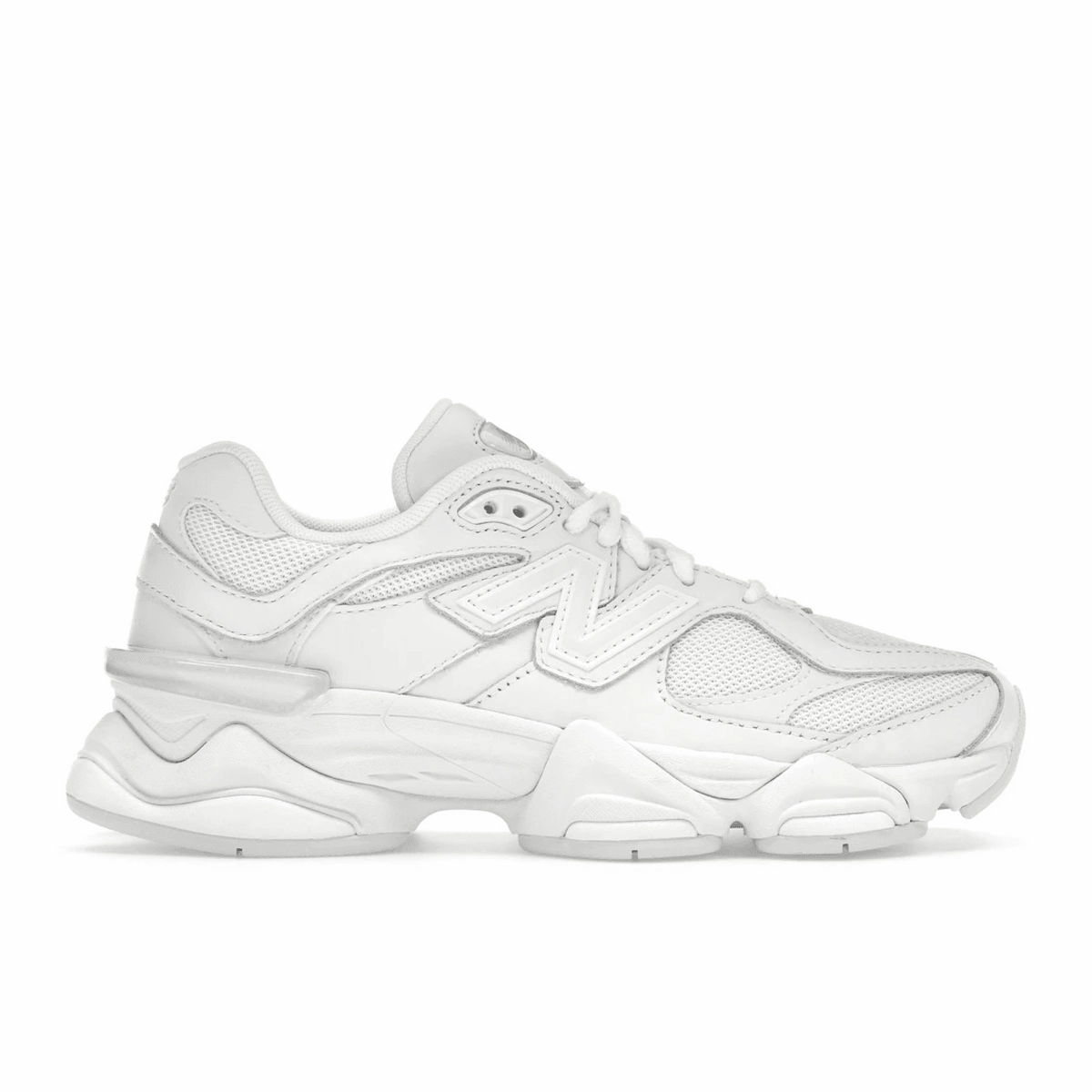 New Balance 9060 Triple White new balance 9060 running shoes breathable and light