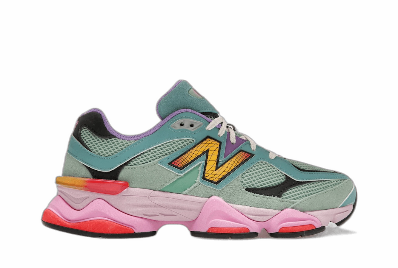 New Balance 9060 Warped Multi-Color new balance 9060 running shoes breathable and light