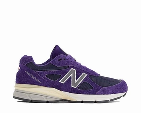 New Balance 990v4 Made in USA "Plum" new balance men's versatile shoes collection